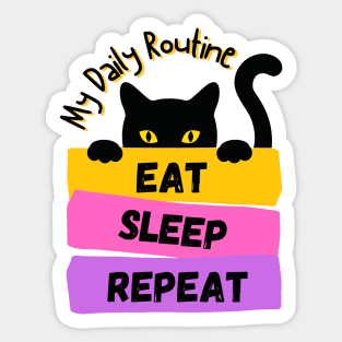 My Daily Routine Sticker